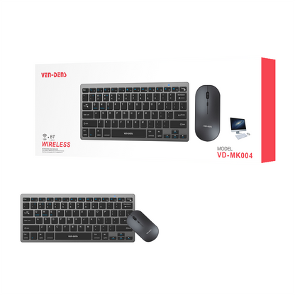 Wireless Keyboard & Mouse Set – Slim 2.4GHz USB Combo for Windows & Mac