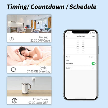 Wireless WiFi Smart Plug – Energy Monitoring, Alexa & Google Compatible
