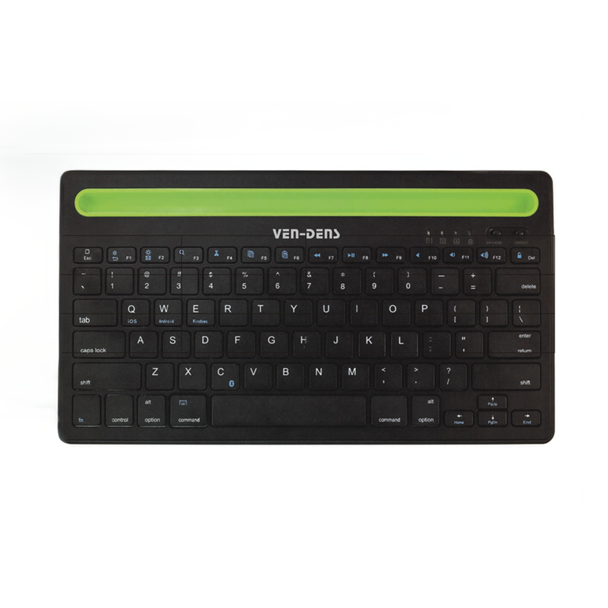 Multi-Platform Wireless Keyboard – Slim Ergonomic Design, Quiet Typing, Bluetooth
