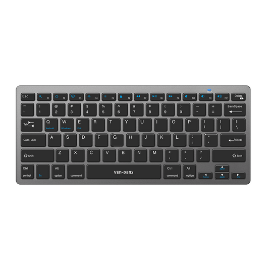 Multi-Platform Wireless Keyboard – Slim, Quiet Typing, Windows/Mac/iOS/Android