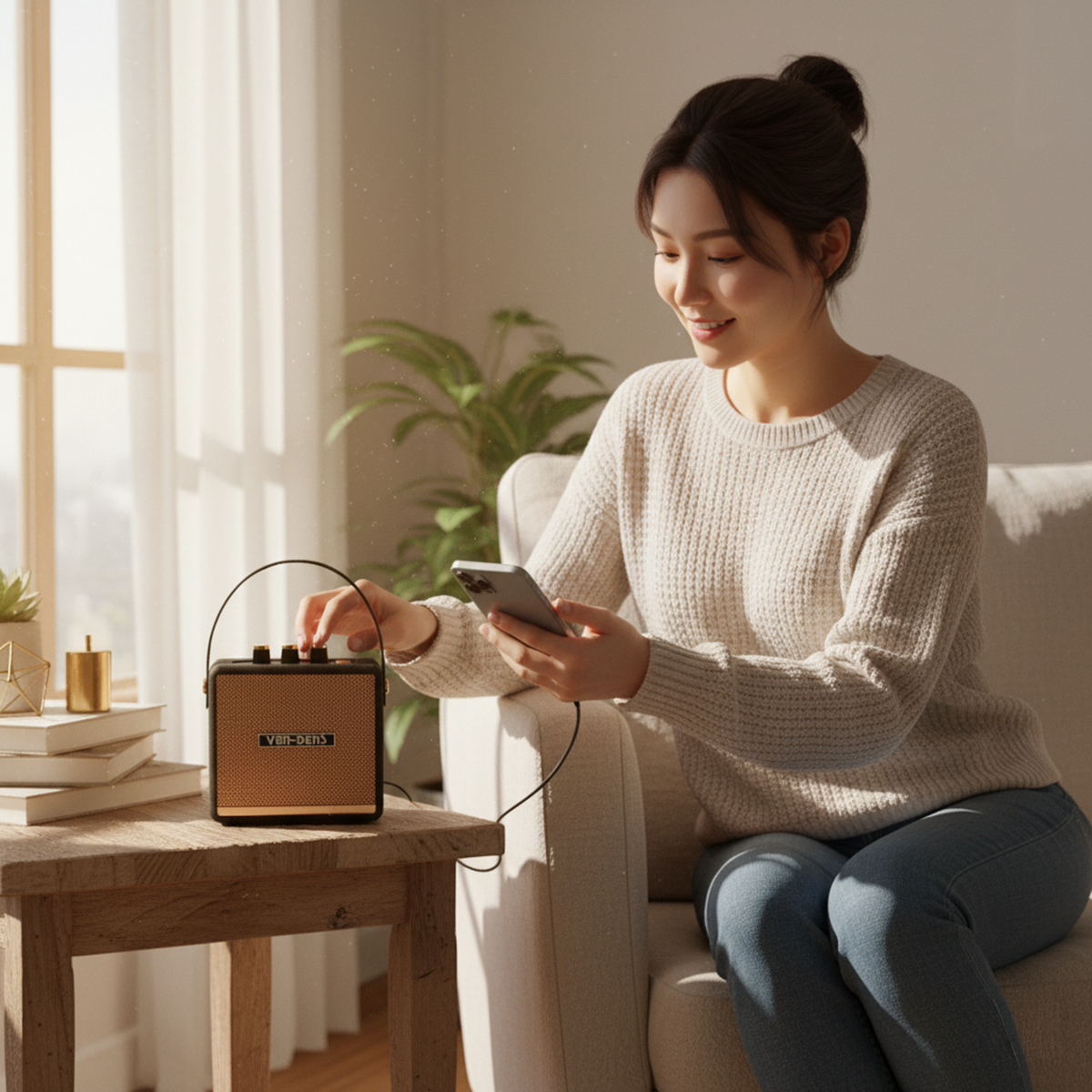 Portable Wireless Speaker – Bluetooth, Rechargeable, Clear Sound