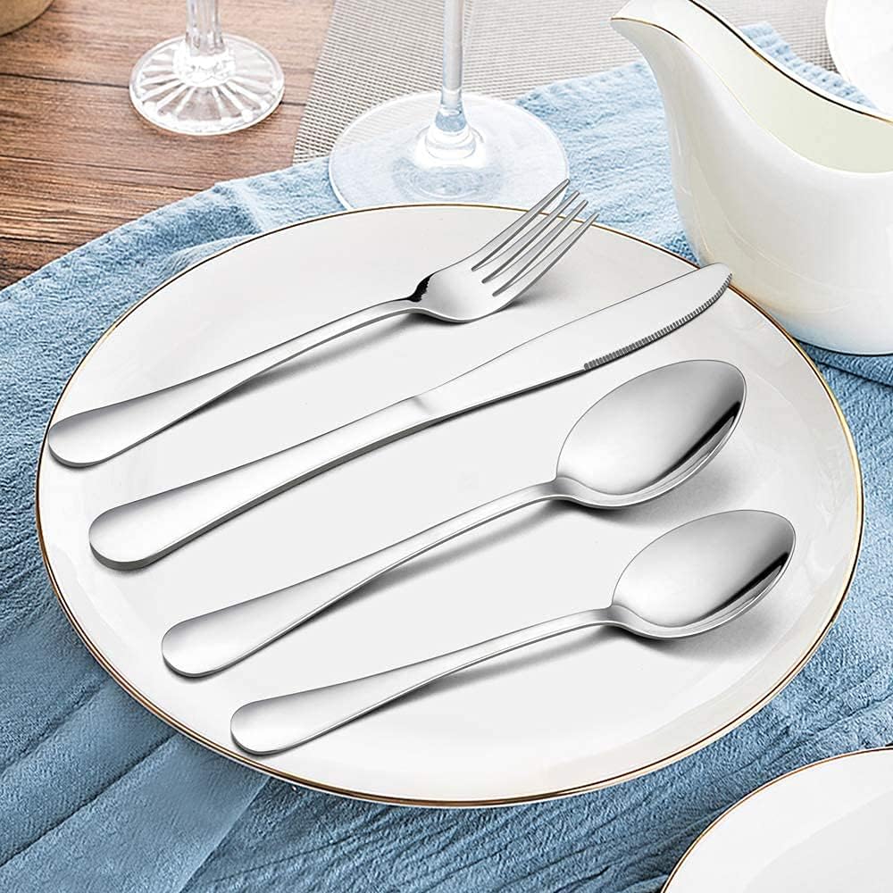 4-Piece Stainless Steel Cutlery Set – Durable, Rust-Resistant Tableware