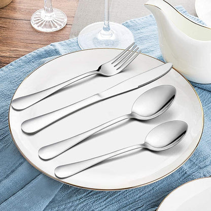 4-Piece Stainless Steel Cutlery Set – Durable, Rust-Resistant Tableware
