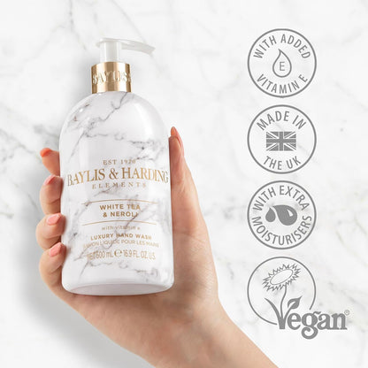 White Tea & Neroli Hand Wash – 500ml Gentle & Soothing