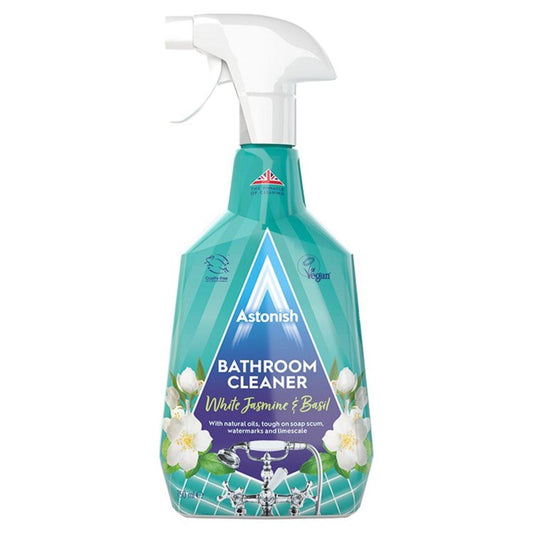 Bathroom Cleaner Spray – White Jasmine & Basil 750ml