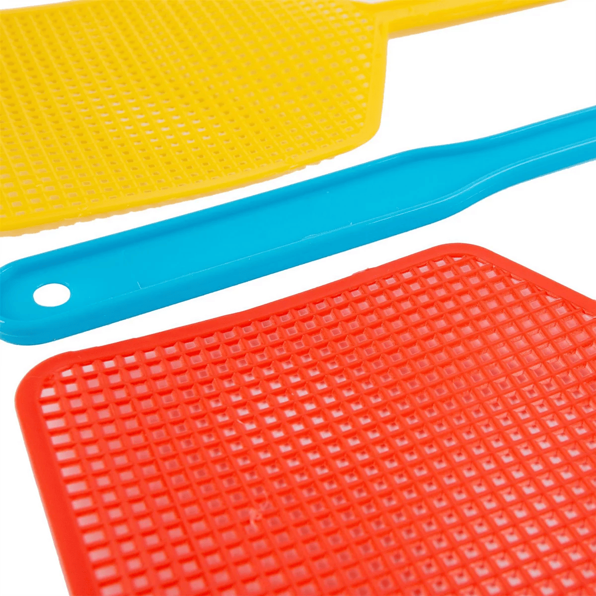 3-Pack Fly Swatters – Long-Reach, Durable Plastic