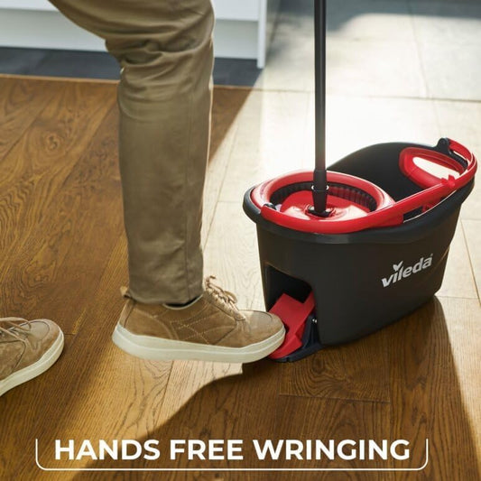 Easy Wring & Clean Turbo Mop & Bucket Set – Spin Mop System