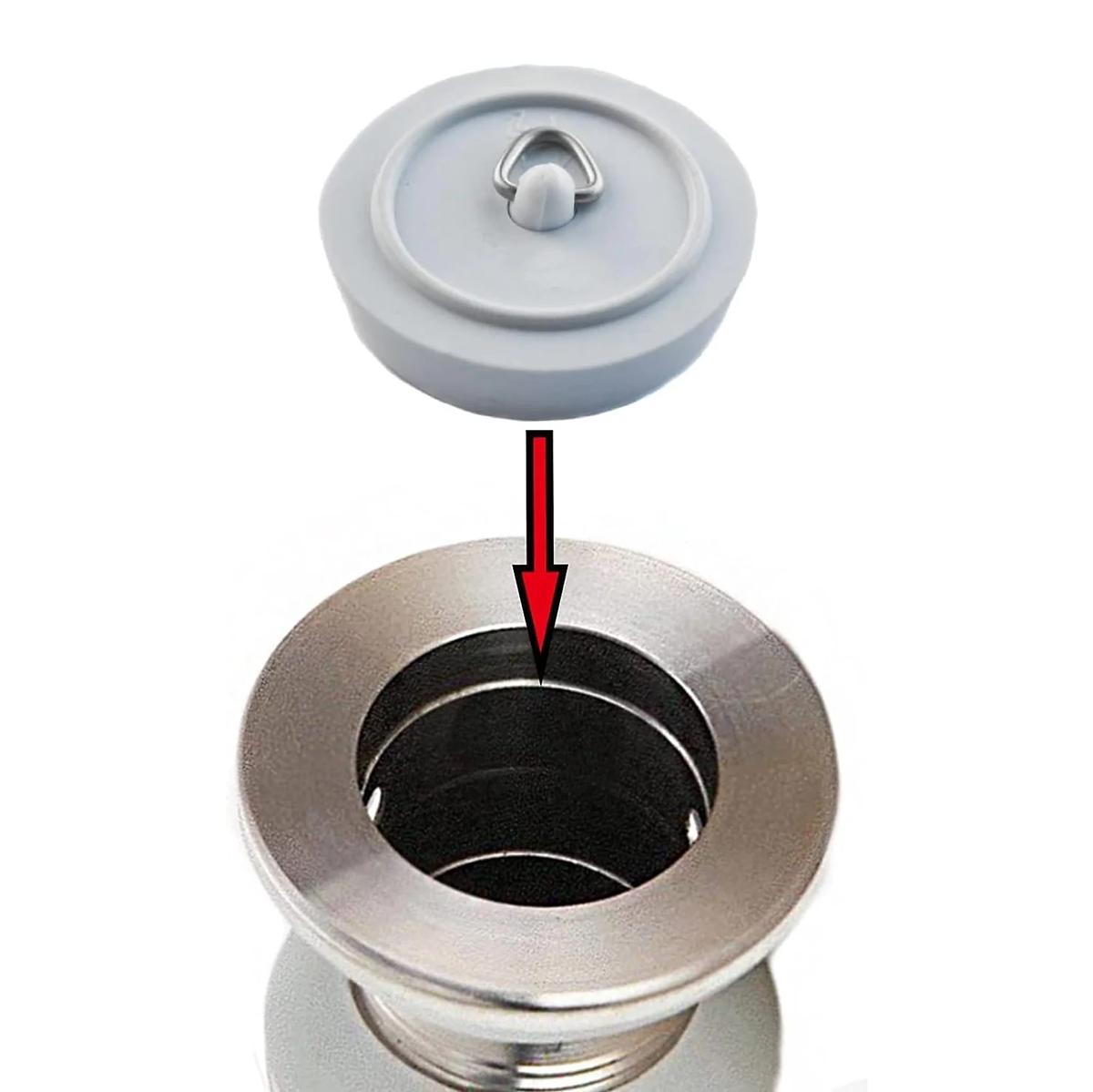 Easy-Fit Sink Plugs & Strainers Set – 4 Pack