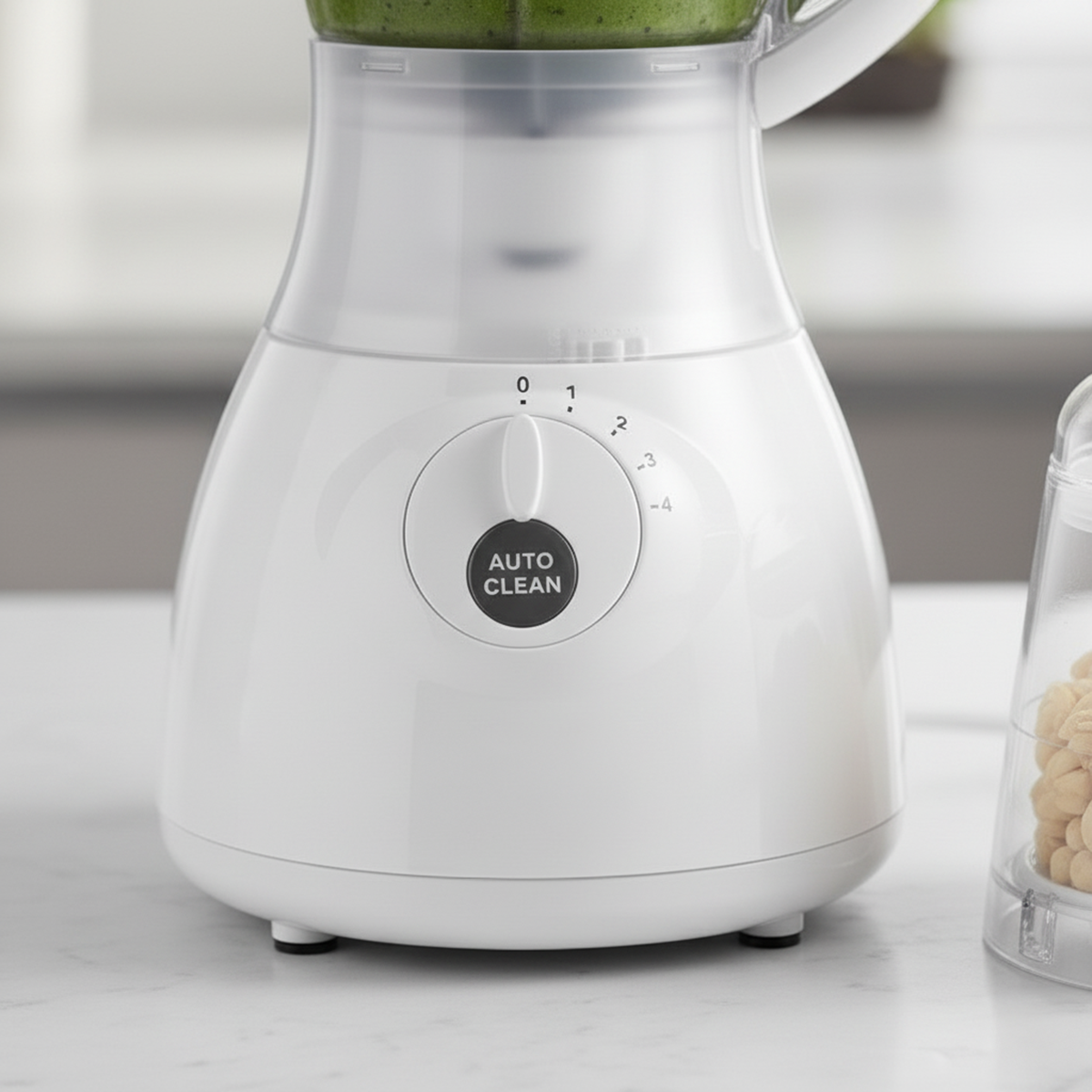 1.5L Electric Blender 550W with Grinder, 4-Speed Control & Auto Clean