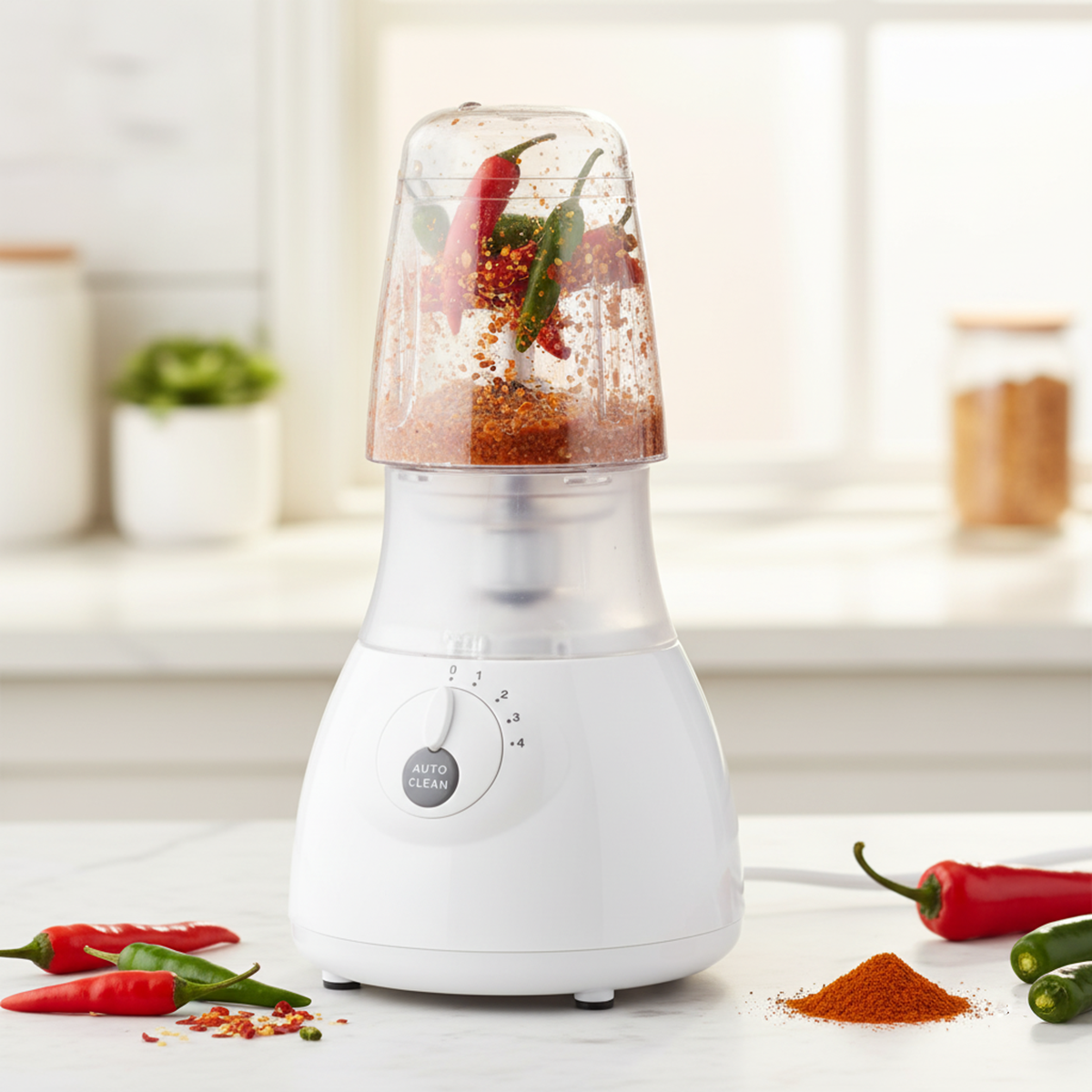 1.5L Electric Blender 550W with Grinder, 4-Speed Control & Auto Clean