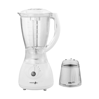 1.5L Electric Blender 550W with Grinder, 4-Speed Control & Auto Clean