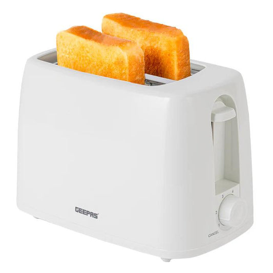 2-Slice Toaster – 650W, 6-Level Browning, Removable Crumb Tray