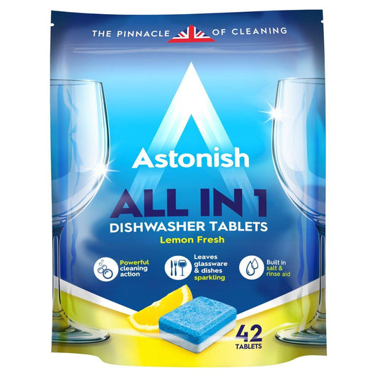 All-in-1 Dishwasher Tablets – Lemon Fresh, 42 Pack