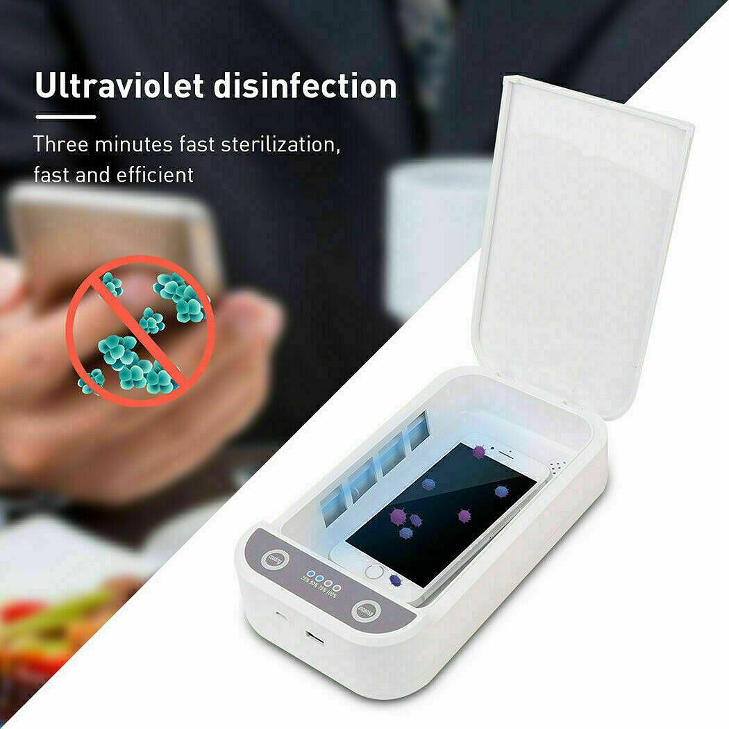 UV Light Mobile Sterilisation Coater, The Ultimate On-the-Go Disinfection Solution for Phones, Watches, and Accessories
