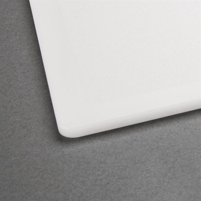 Ashley White Plastic Chopping Board, 25x15cm, Kitchen Cutting Board, Non-slip Surface, Food Prep Tool