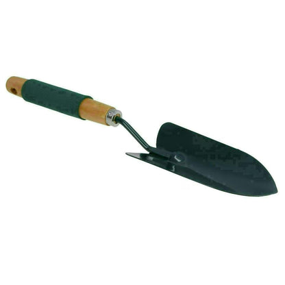 Green Grip Garden Trowel – 40cm Wooden Handle Digging Spade