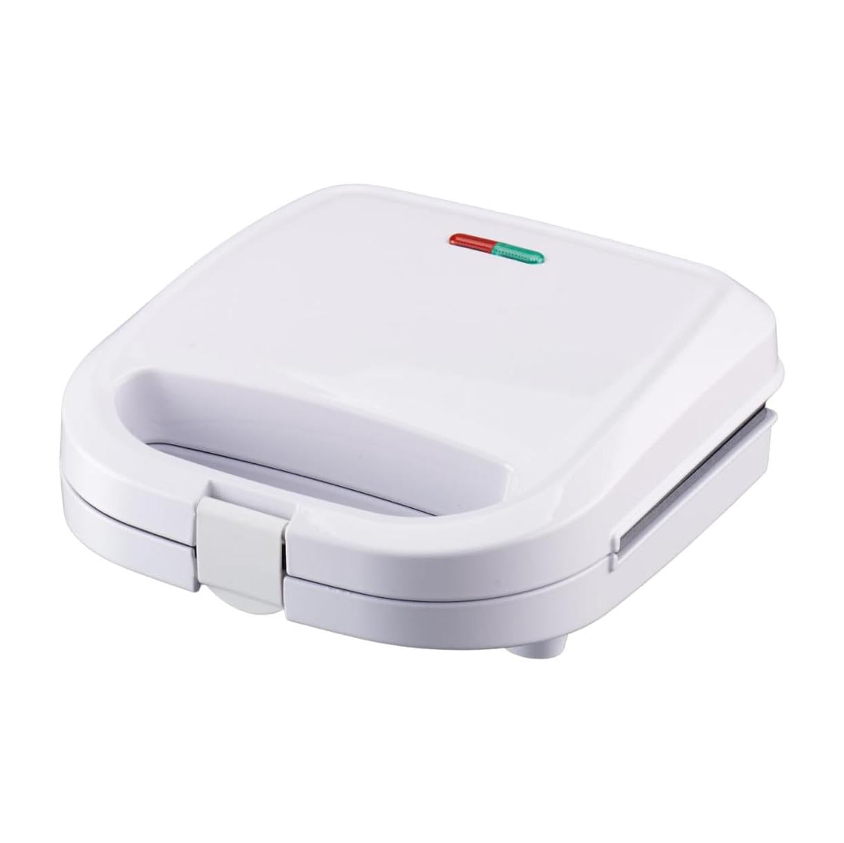 2-Slice Sandwich & Toastie Maker – 750 W, Non-Stick Plates, Cool-Touch Handle