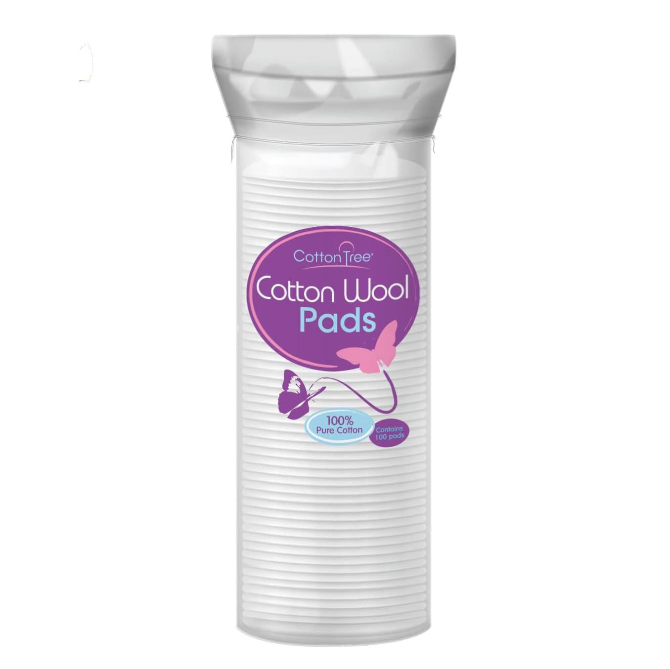 Pure Cotton Wool Pads – 80 Pack, Gentle Face Cleansing & Makeup Removal