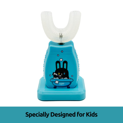 Sonic U-Shaped Kids Toothbrush – Hands-Free, USB Rechargeable, IPX7 Waterproof