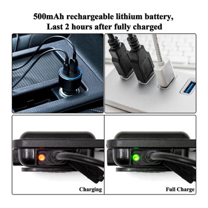 Mini Magnetic COB Bike Headlight Keychain – 4 Modes, Aluminum Body
