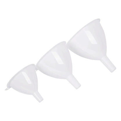 3-Piece Funnel Set – Multi-Size, Compact & Versatile Tool
