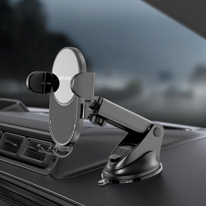 Magnetic Vent Car Phone Holder – 360° Rotation, Cable Clip, Compact Design