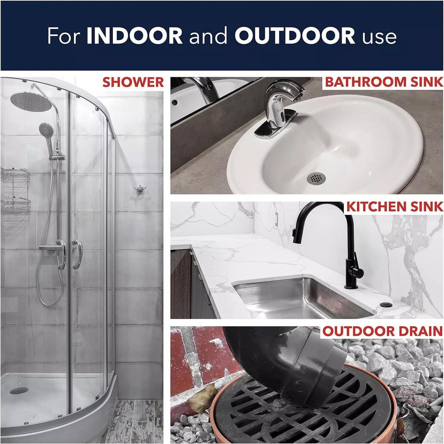 Double Action Drain Foamer 500ml – Unblocks & Cleans Drains