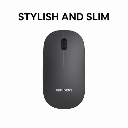 Wireless Keyboard & Mouse Set – Slim 2.4GHz USB Combo for Windows & Mac