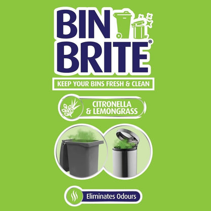 Stick-On Bin Fresheners - Citron Lemongrass Scent - 2 Pack