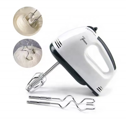 Electric Hand Mixer – 7 Speeds, 4 Attachments for Whisking & Baking
