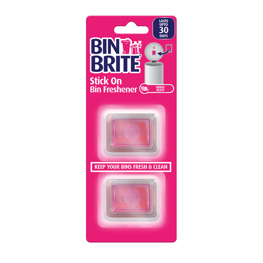 Stick-On Bin Fresheners - Berry Blast Scent - 2 Pack