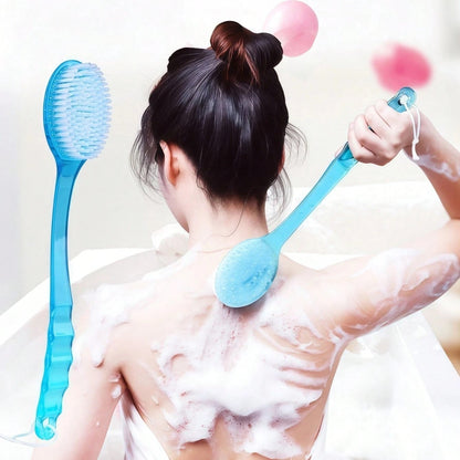 Bath & Shower Brush – Long Handle Exfoliating Body Scrub Brush