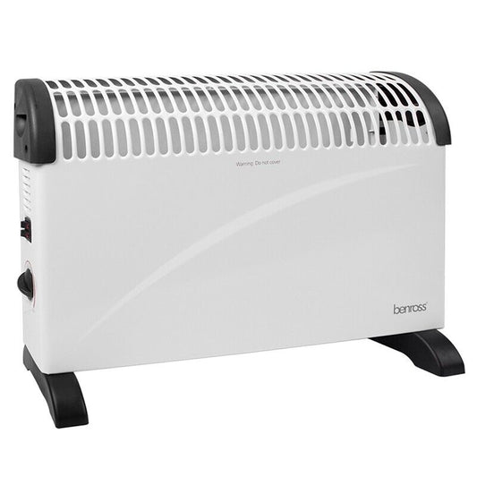 2000W Portable Convector Heater with 3 Heat Settings – Energy Efficient Electric Heater
