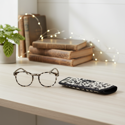 Leopard Print Reading Glasses +2.00 +2.50 +3.00 +3.50 Stylish Eyewear with Case