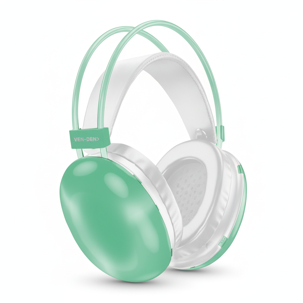 Wireless Headphones with RGB Lights, Built-in Mic, 6-8H Playtime