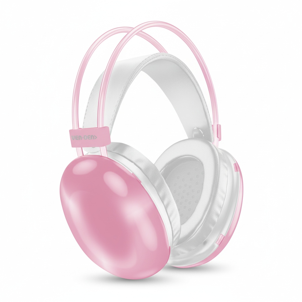 Wireless Headphones with RGB Lights, Built-in Mic, 6-8H Playtime