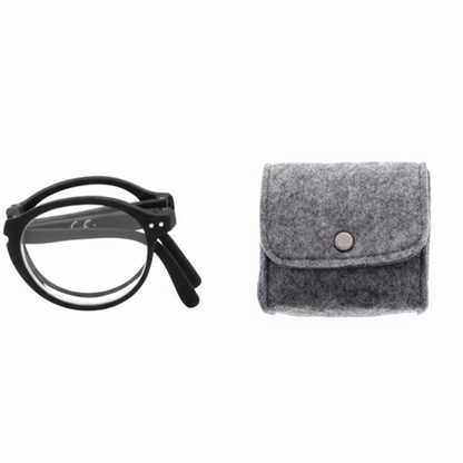 Portable Folding Reading Glasses with Grey Case +1.50 +2.00 +2.50 +3.00 +3.50