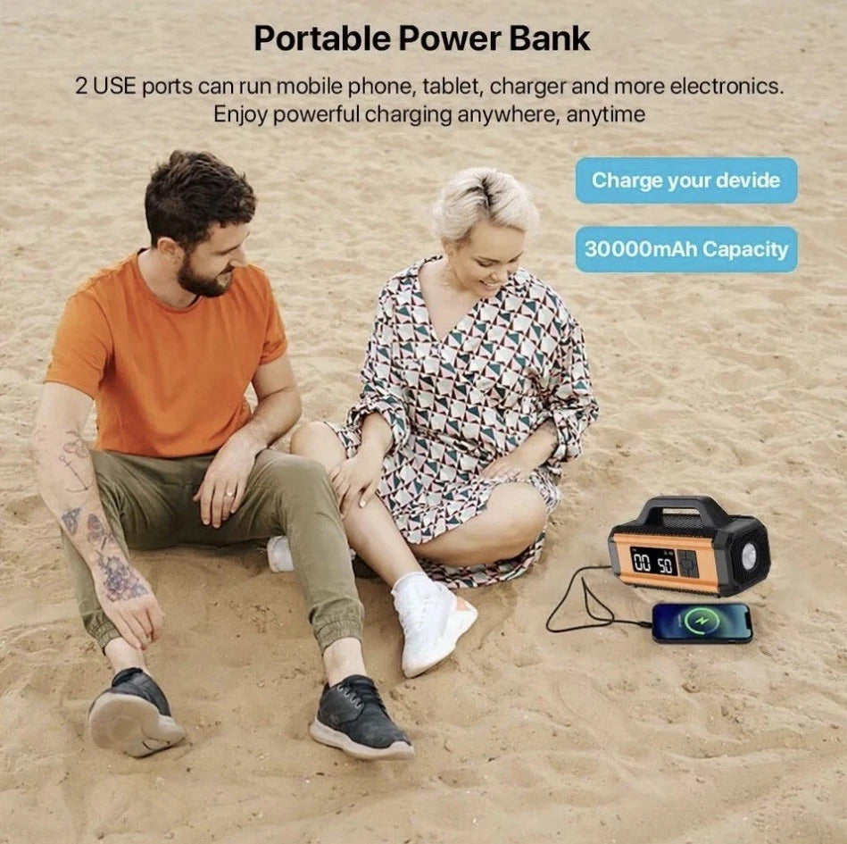 Car All-in-One Machine – Jump Starter, Tire Inflator, LED, Power Bank