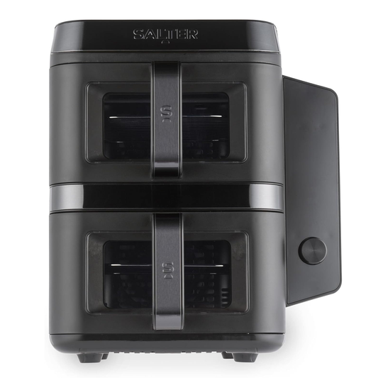 9L Dual Drawer Stackable Air Fryer – XL Capacity, 12 Functions, Space-Saving Design