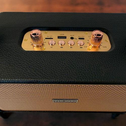 Portable Wireless Speaker – Bluetooth, Water Resistant, TWS Pairing, Kilburn Design